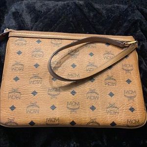 Authentic MCM Wristlet Pouch